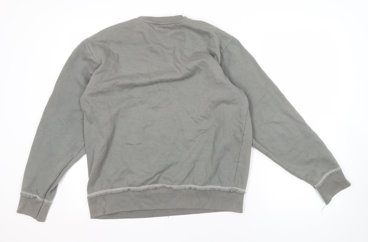 Blue Steel Unisex Grey Pullover Sweatshirt