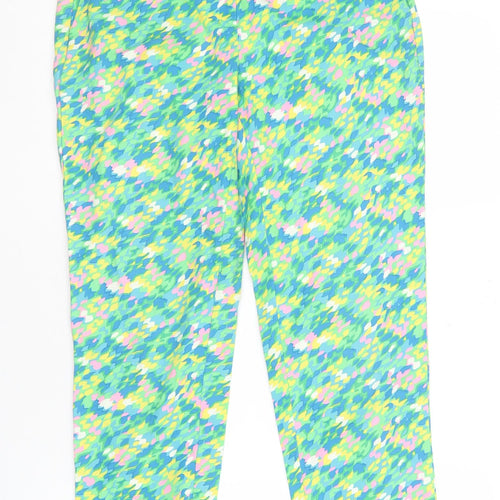 Boden Women's Multicoloured Floral Trousers Size 12R