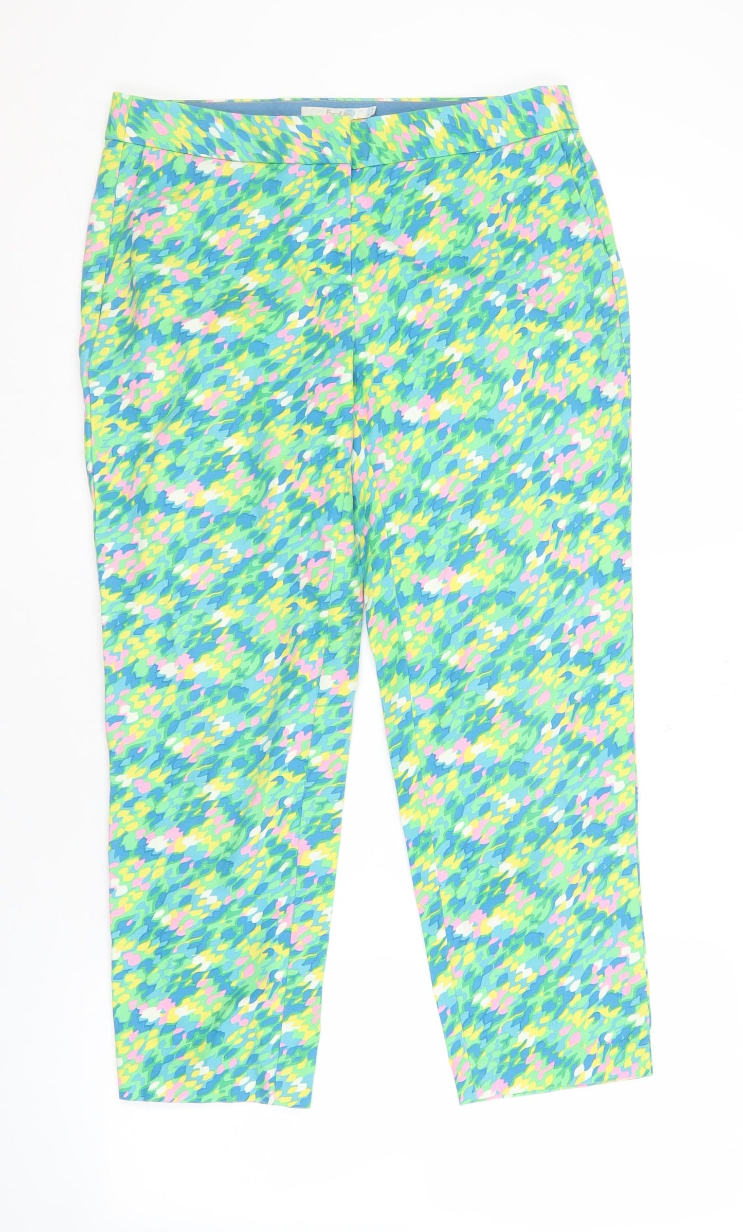 Boden Women's Multicoloured Floral Trousers Size 12R