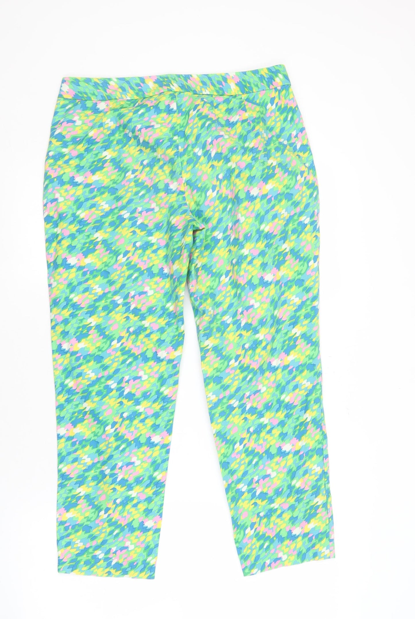 Boden Women's Multicoloured Floral Trousers Size 12R