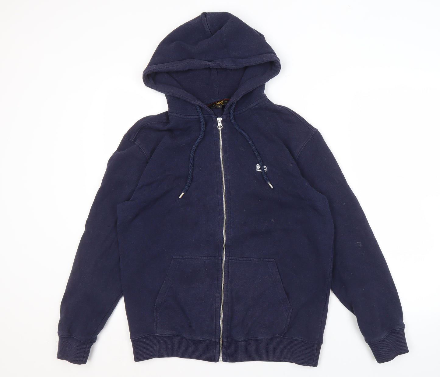 Lee Men's Blue Full Zip Hoodie M
