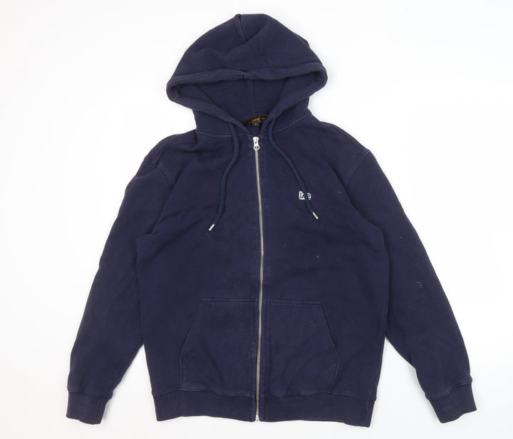 Lee Men's Blue Full Zip Hoodie M