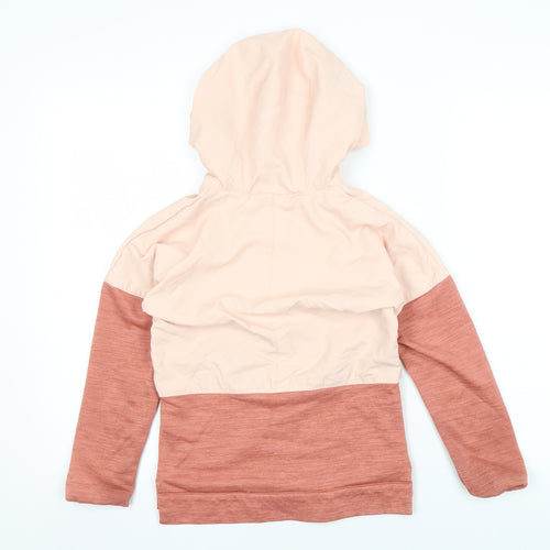 Columbia Girls Pink Colourblock Hooded Jacket - Size S
