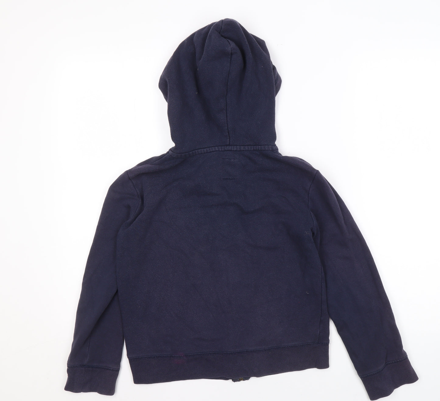 GAP Girls Blue Full Zip Hoodie with Logo, Size 10 Years