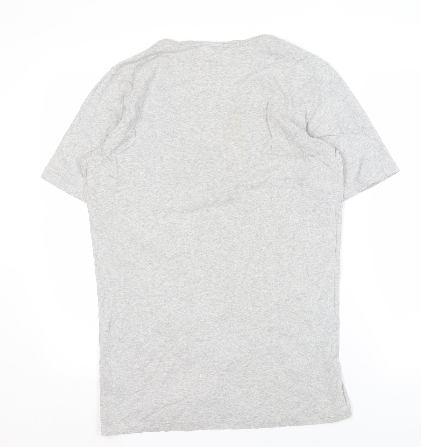 Diesel Men's Grey Tiger Art T-Shirt - Medium, Cotton