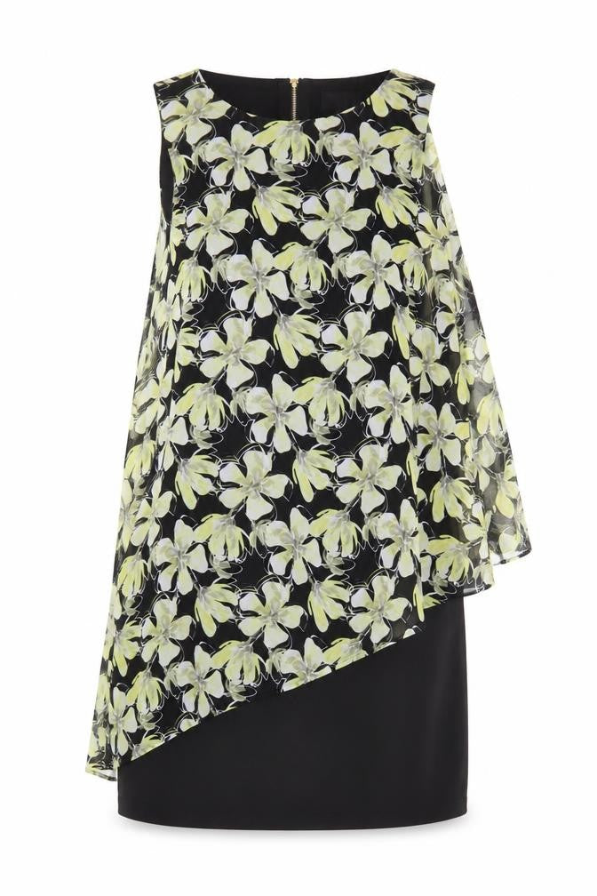 Front view of Klass Women's Floral Sleeveless Dress, size 12