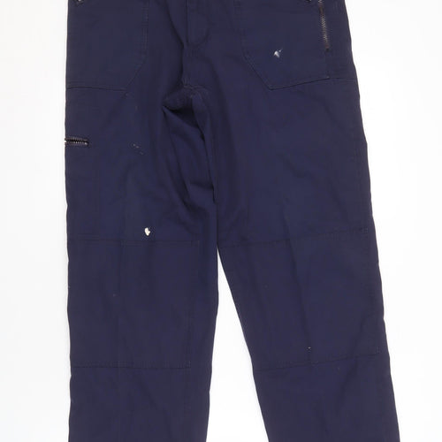 Regatta Mens Blue Cargo Trousers Size 32