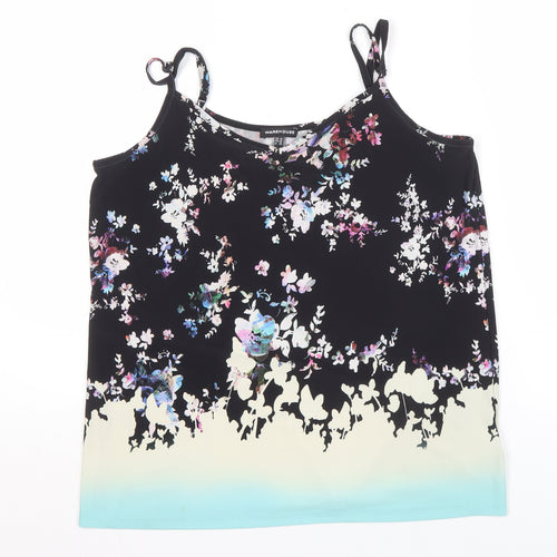 Warehouse Women's Black Floral Camisole Size 10