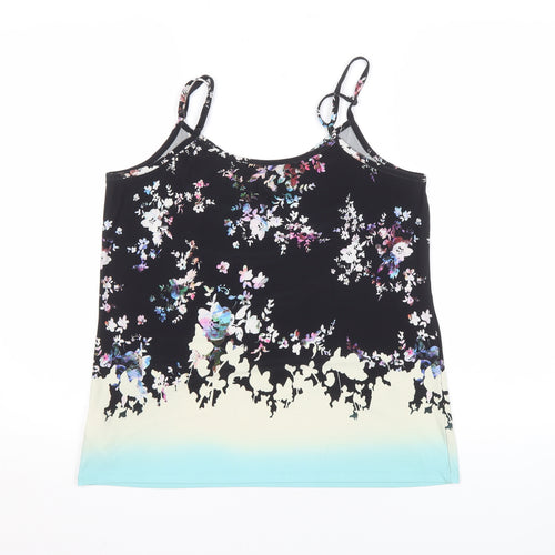 Warehouse Women's Black Floral Camisole Size 10
