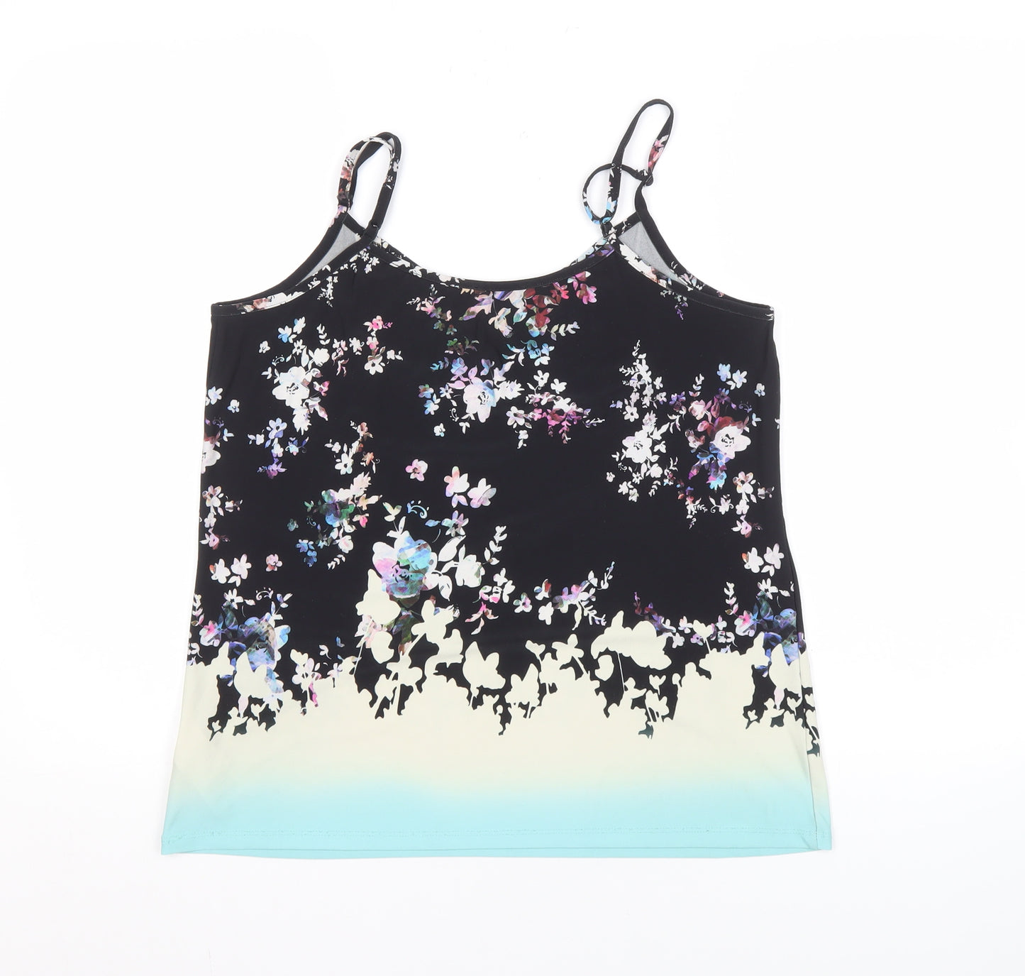 Warehouse Women's Black Floral Camisole Size 10