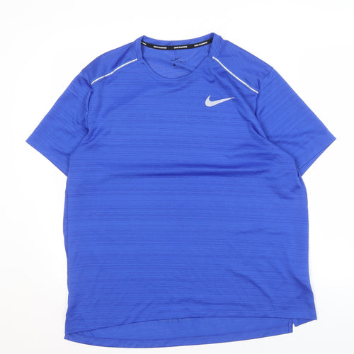 Nike Men's Blue Running Dri-FIT T-Shirt L