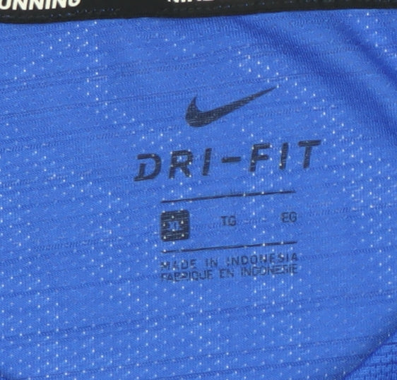 Nike Men's Blue Running Dri-FIT T-Shirt L
