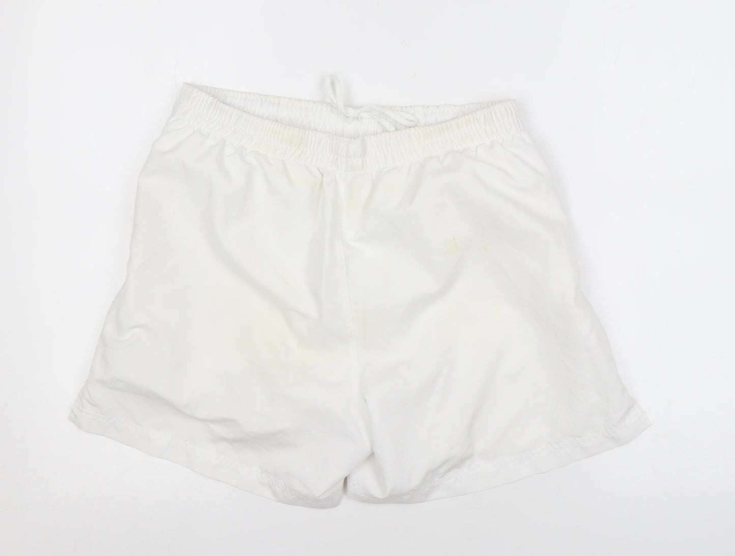 Reebok Men's White Activewear Shorts L Regular Fit