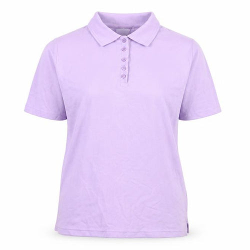 ISLE Women's Purple Polo Shirt M Short Sleeve