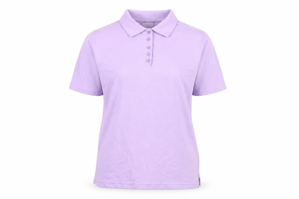 ISLE Women's Purple Polo Shirt M Short Sleeve
