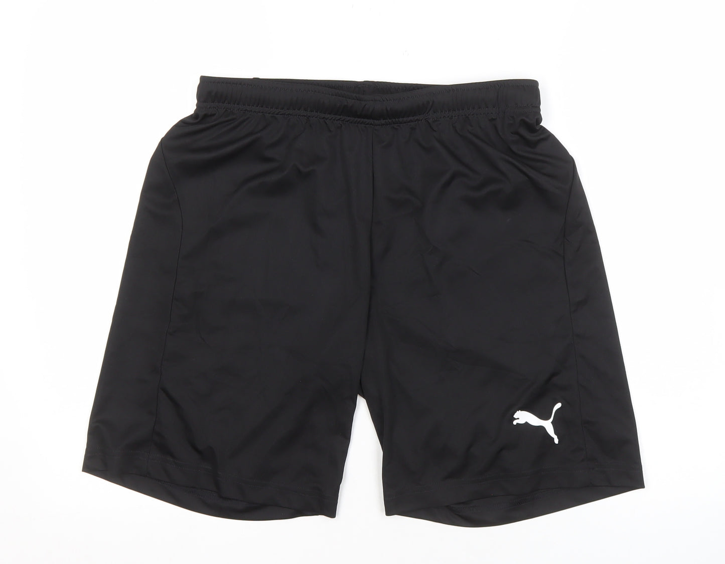 Puma Men's Black Activewear Shorts M Elastic Waist