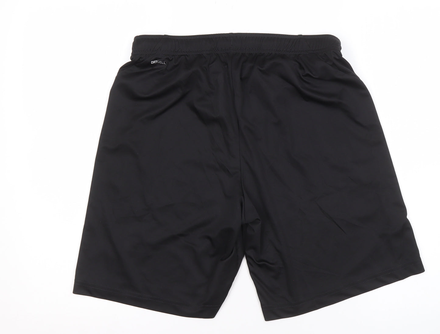 Puma Men's Black Activewear Shorts M Elastic Waist