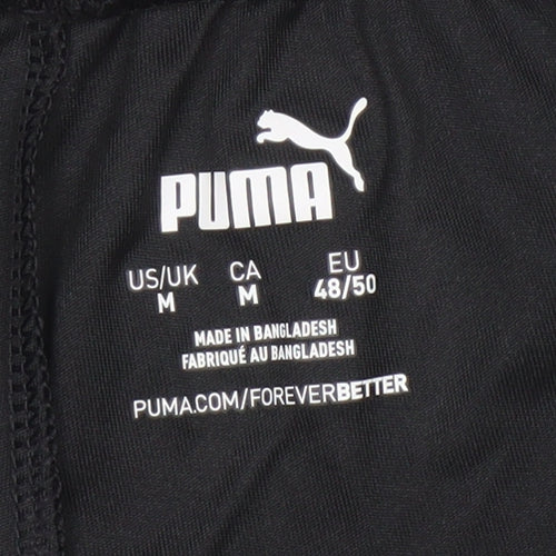 Puma Men's Black Activewear Shorts M Elastic Waist