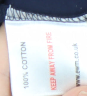 ISLE ESSENTIALS Women's Blue Roll Neck Top - Size 10