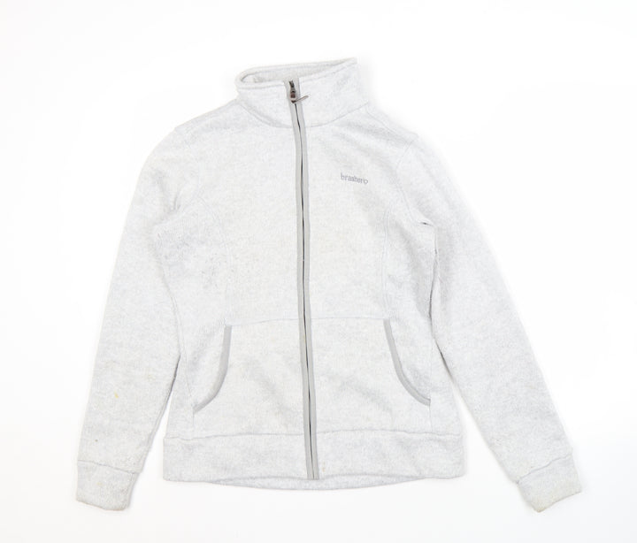Brasher Women's Grey Full Zip Jacket Size 12