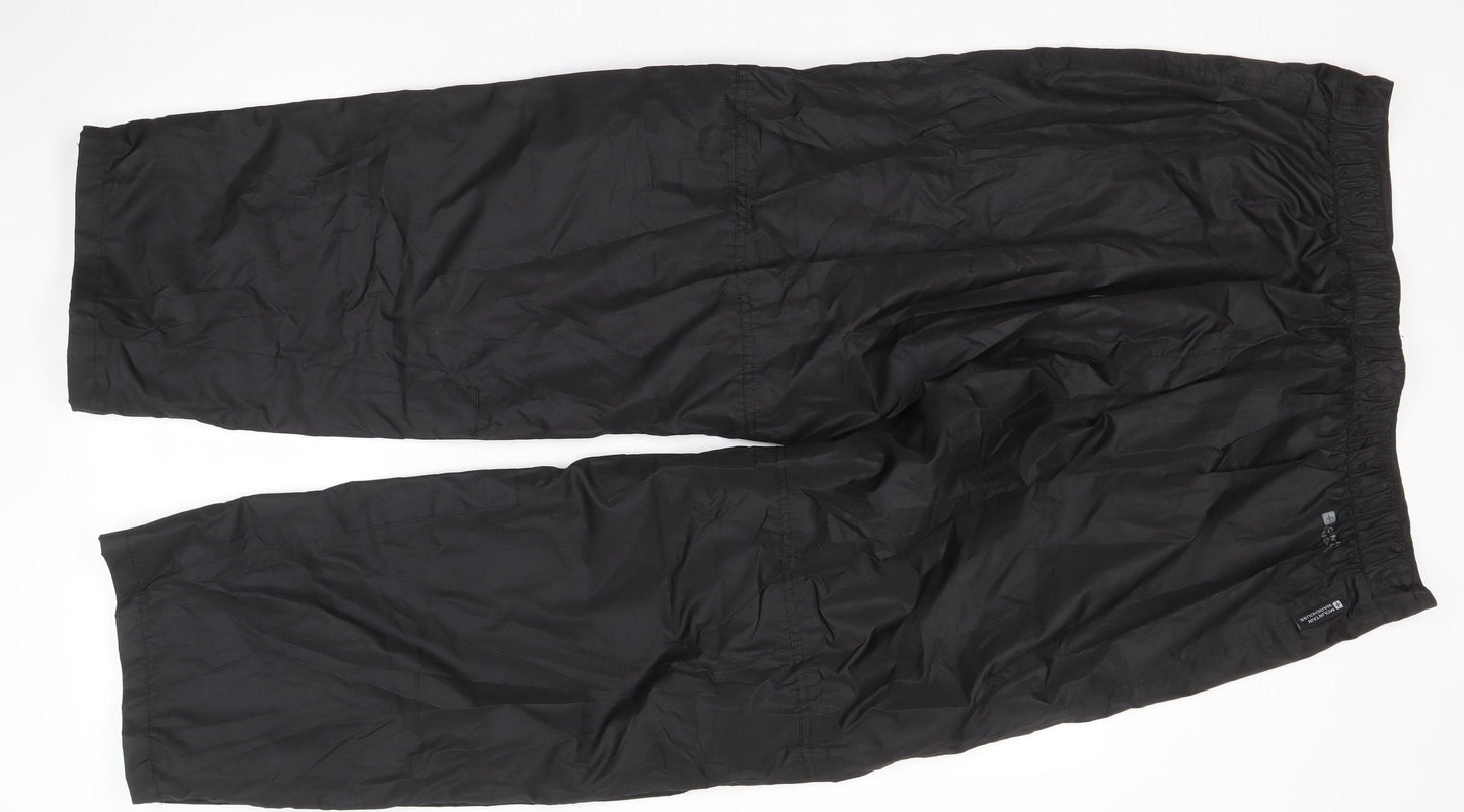 Mountain Warehouse Men's Black Waterproof XL Trousers