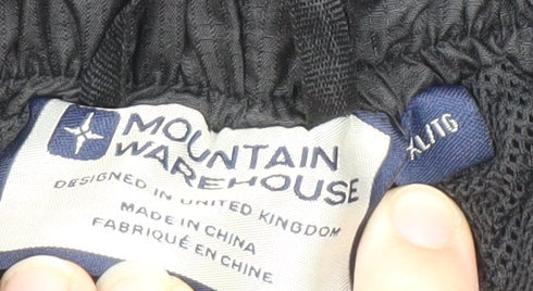 Mountain Warehouse Men's Black Waterproof XL Trousers