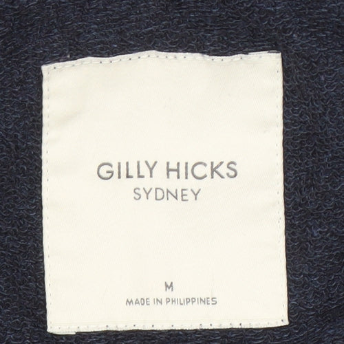 Gilly Hicks Women's Blue Floral Pullover Sweatshirt M