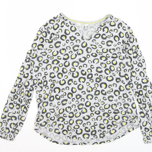Sandwich Women’s Animal Print V-Neck Long Sleeve Top