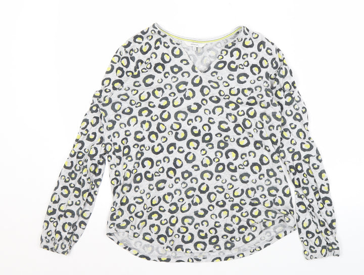 Sandwich Women’s Animal Print V-Neck Long Sleeve Top