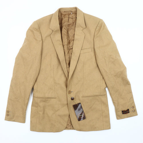 Clubclass Men's Beige Blazer Jacket Size 36