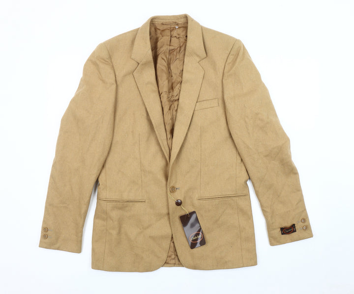 Clubclass Men's Beige Blazer Jacket Size 36