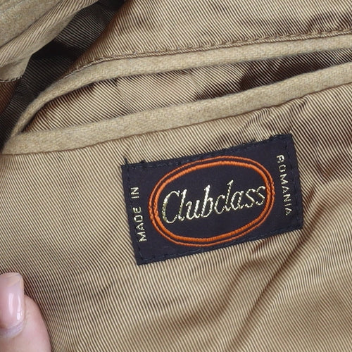 Clubclass Men's Beige Blazer Jacket Size 36