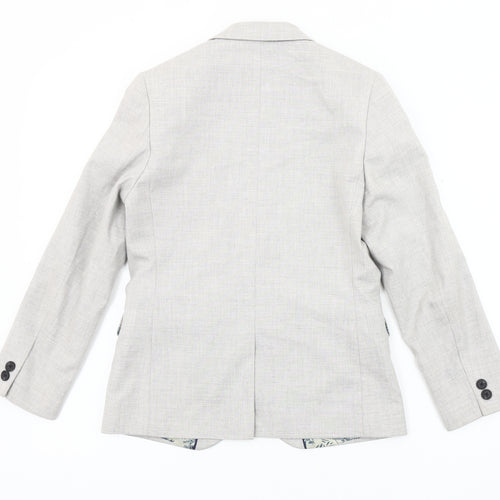 Next Boys Grey Single-Breasted Blazer 11 Years