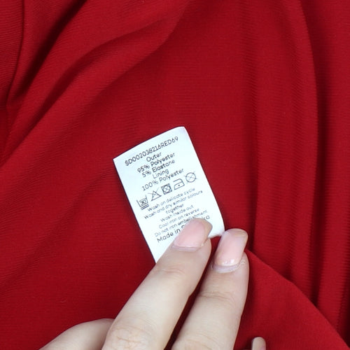 David Emanuel Women's Red Party Dress, Size 12