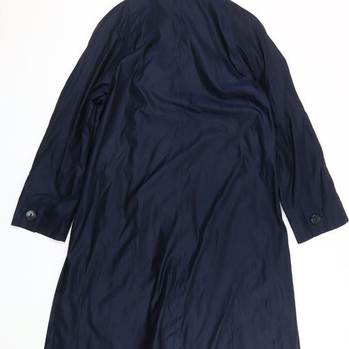 Artigiano Women's Blue Trench Coat Size 10