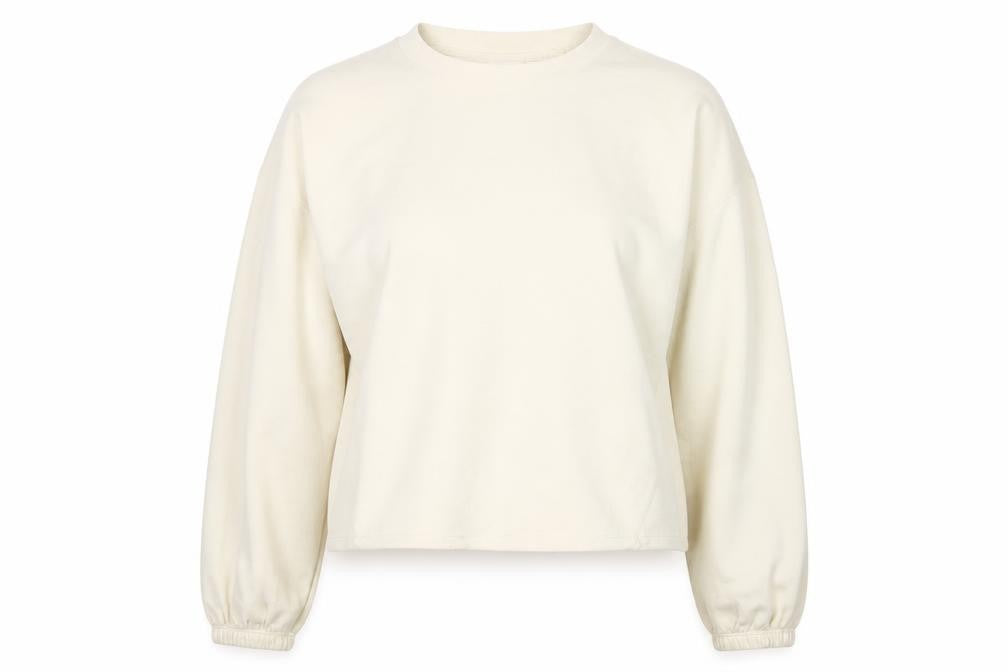 Front view of VILA Women’s Ivory XS Pullover Sweatshirt