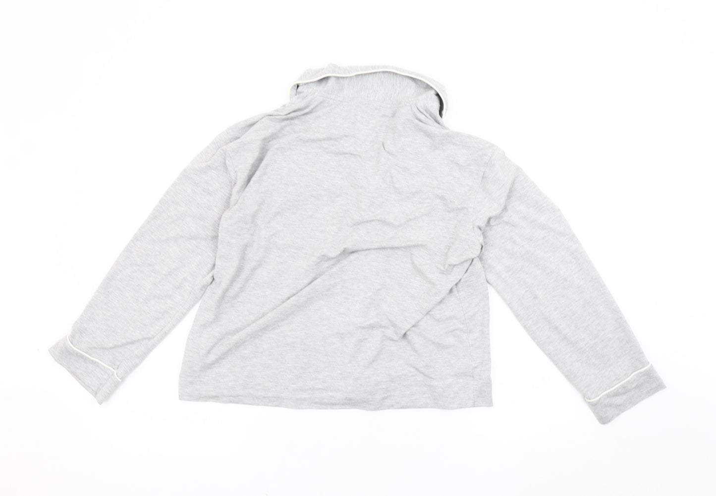 Jack Wills Women's Grey Pyjama Shirt Size 8