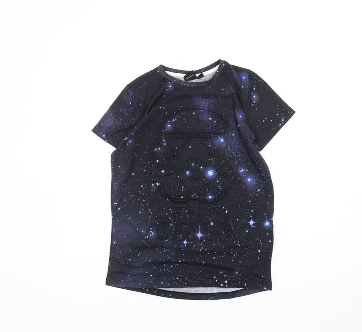 Star Wars Boys Black Space Graphic T-Shirt 13-14 Years
