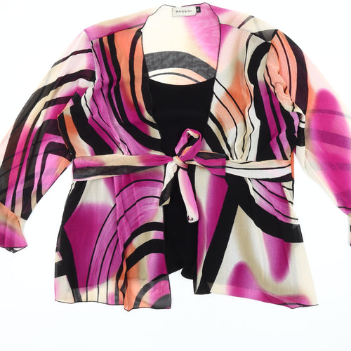 Bassini Women's Multicoloured Kimono Blouse - XL
