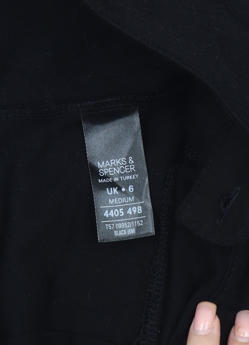 Marks and Spencer Black Women's Skinny Trousers Size 6