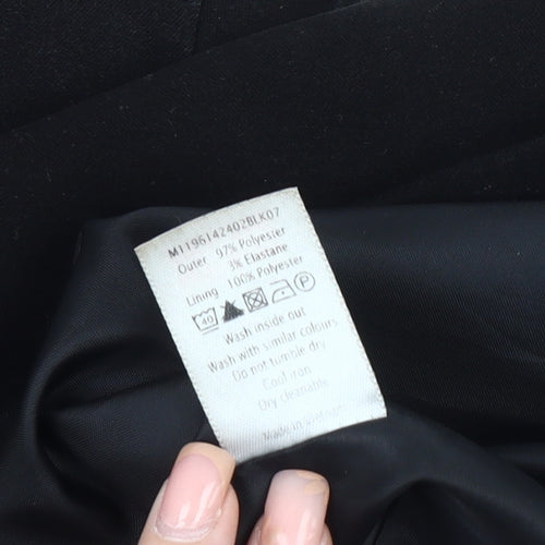 BM Women's Black Jacket Size 16 Full Zip Casual