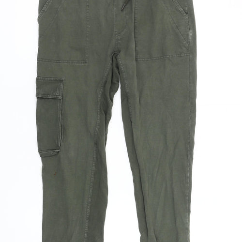Marks and Spencer Women's Green Cargo Trousers Size 12