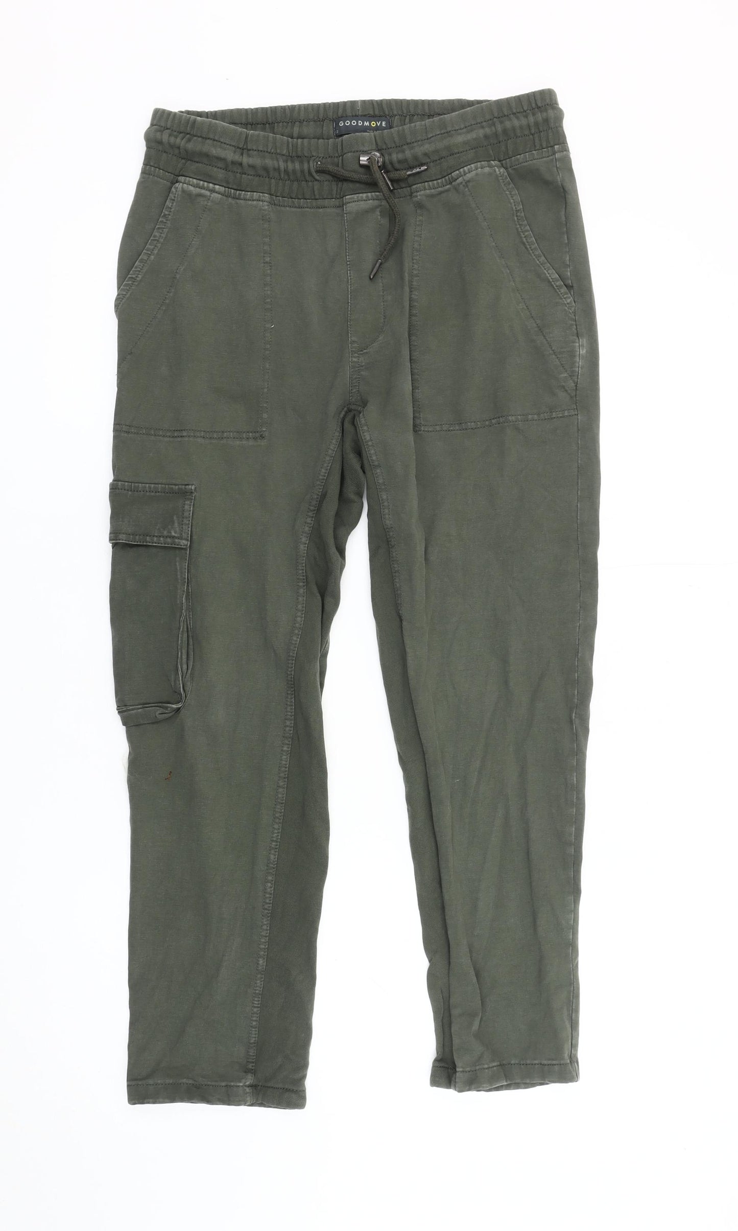 Marks and Spencer Women's Green Cargo Trousers Size 12