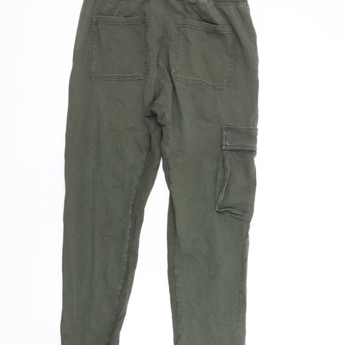 Marks and Spencer Women's Green Cargo Trousers Size 12