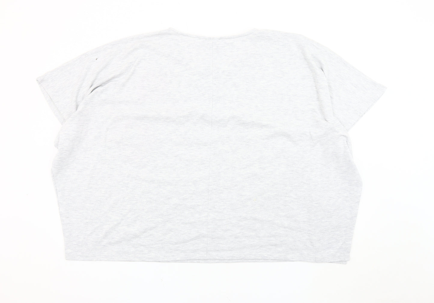 RJR John Rocha Women's Grey T-Shirt Size 16