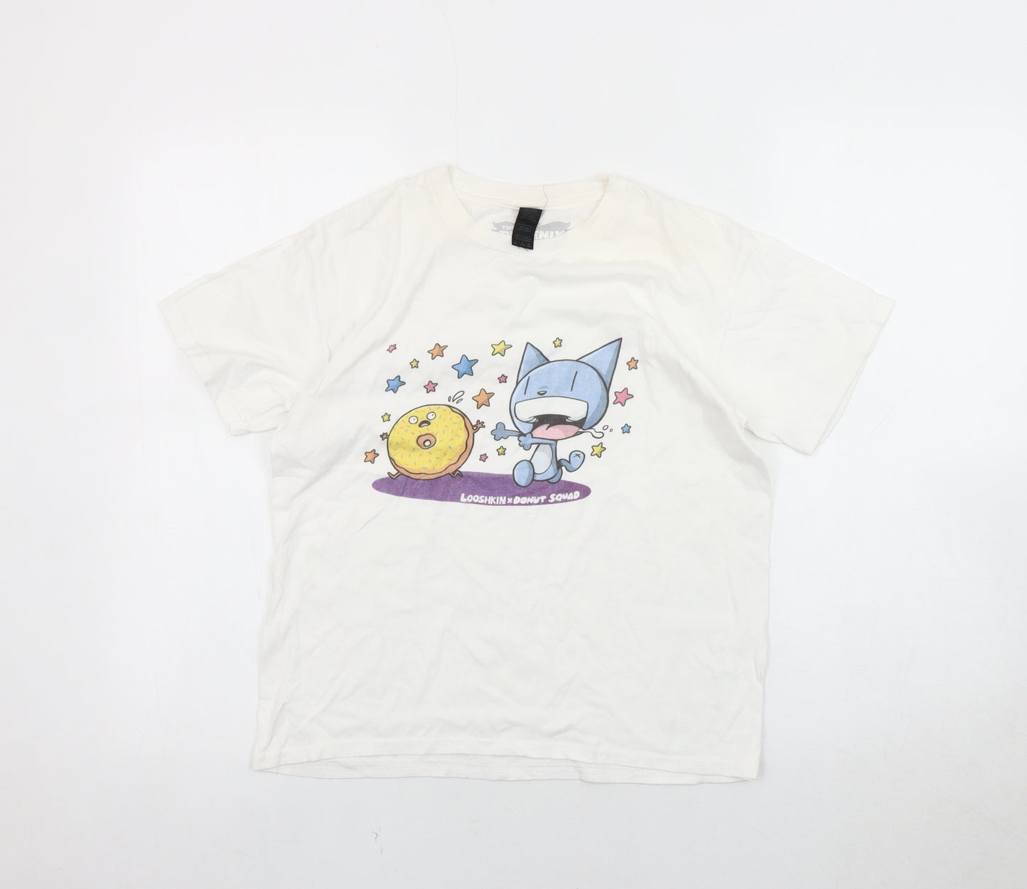 The Phoenix White Anime T-Shirt Unisex Size L