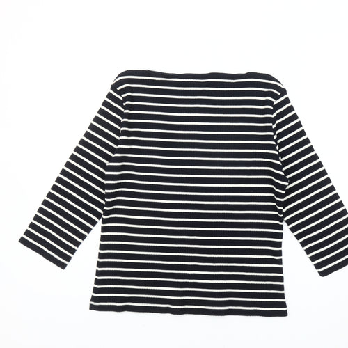 Joie de Vivre Women's 3/4 Sleeve Striped T-Shirt