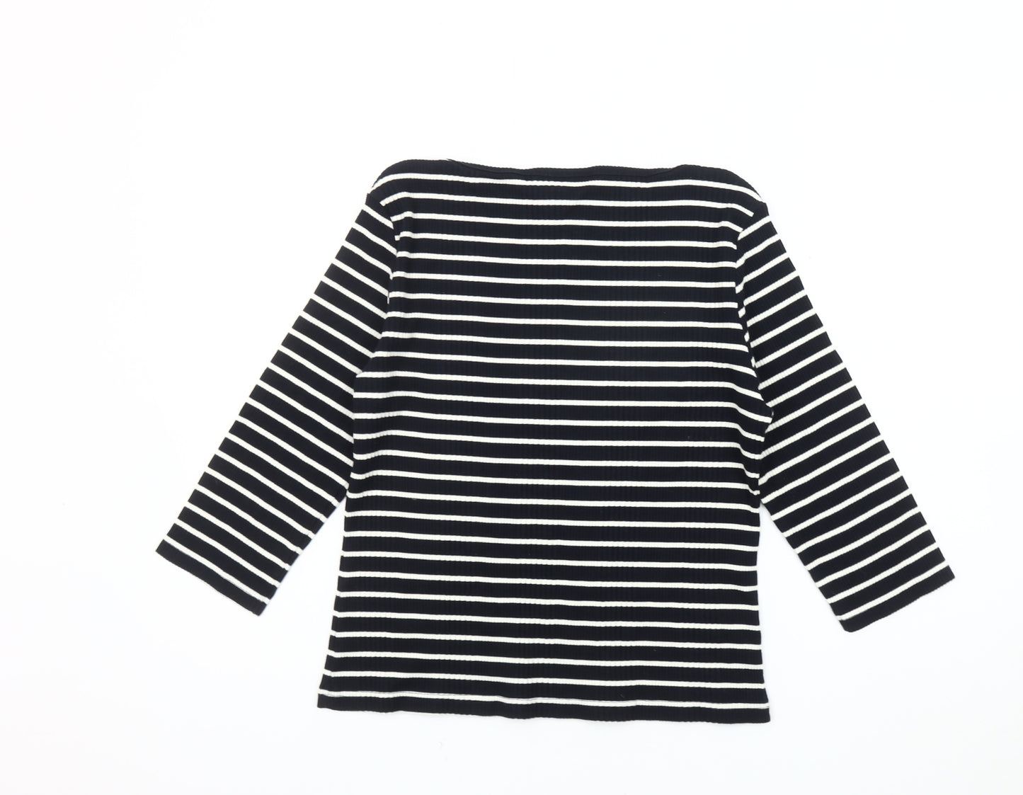 Joie de Vivre Women's 3/4 Sleeve Striped T-Shirt