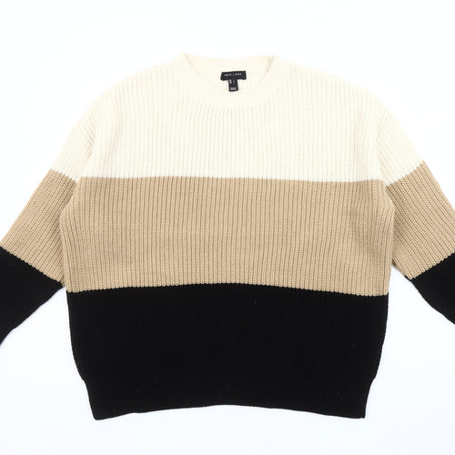 New Look Women’s Beige Pullover Jumper L