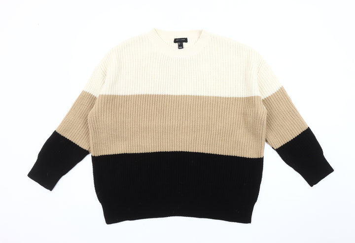 New Look Women’s Beige Pullover Jumper L